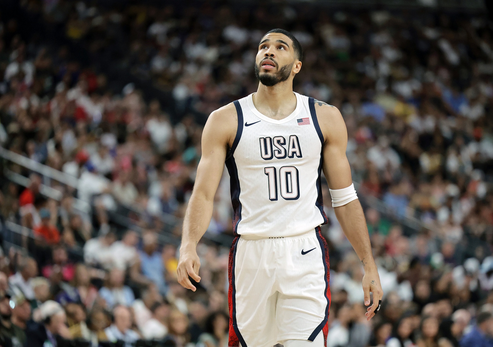 热火B队爆冷南韩男篮，塔图姆惊艳世界